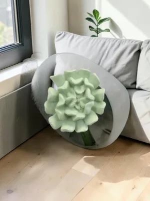 Liorventhys Topsy Turvy Succulent Wall Art, Sage Composite, 11x3x11 Inches